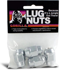 Gorilla Automotive Bulge Lug Nut 13/16" 12-1.50 Chrome Bag