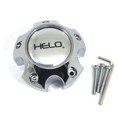 HELO Chrome Small 5 Lug Hub Cap