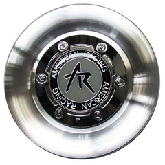 American Racing AR95 Estrella Machined Center Cap with Logo