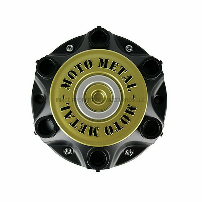 Moto Metal SATIN MO979 CAP 5/6 LUG BLACK