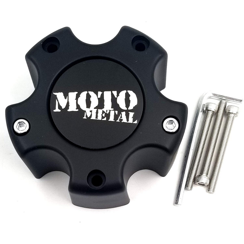 Moto Metal BLACK MOTO METAL CAP MATTE 5 LUG