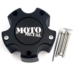 Moto Metal BLACK MOTO METAL CAP MATTE 5 LUG