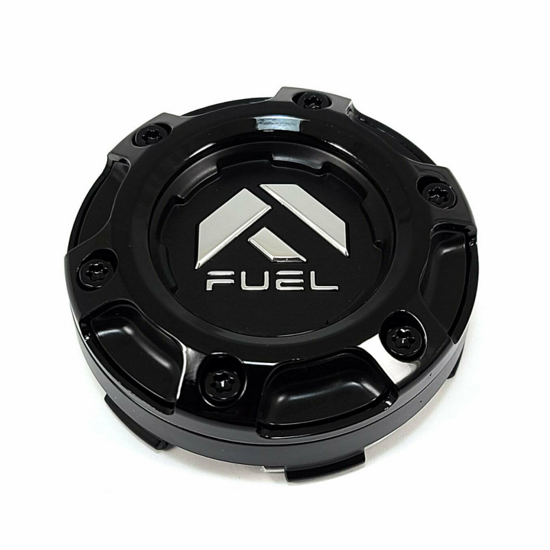 Fuel Black/Black Snap-In Hub Cap - Small Bore (3.18")
