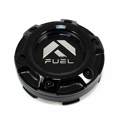 Fuel Black/Black Snap-In Hub Cap - Small Bore (3.18")