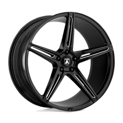 Asanti Black 22x9 022 GLOSS BLACK MILLED +32mm