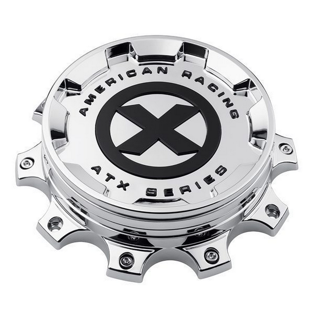 ATX Chrome Rear Screw-On Hub Cap