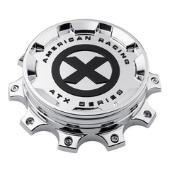ATX Chrome Rear Screw-On Hub Cap