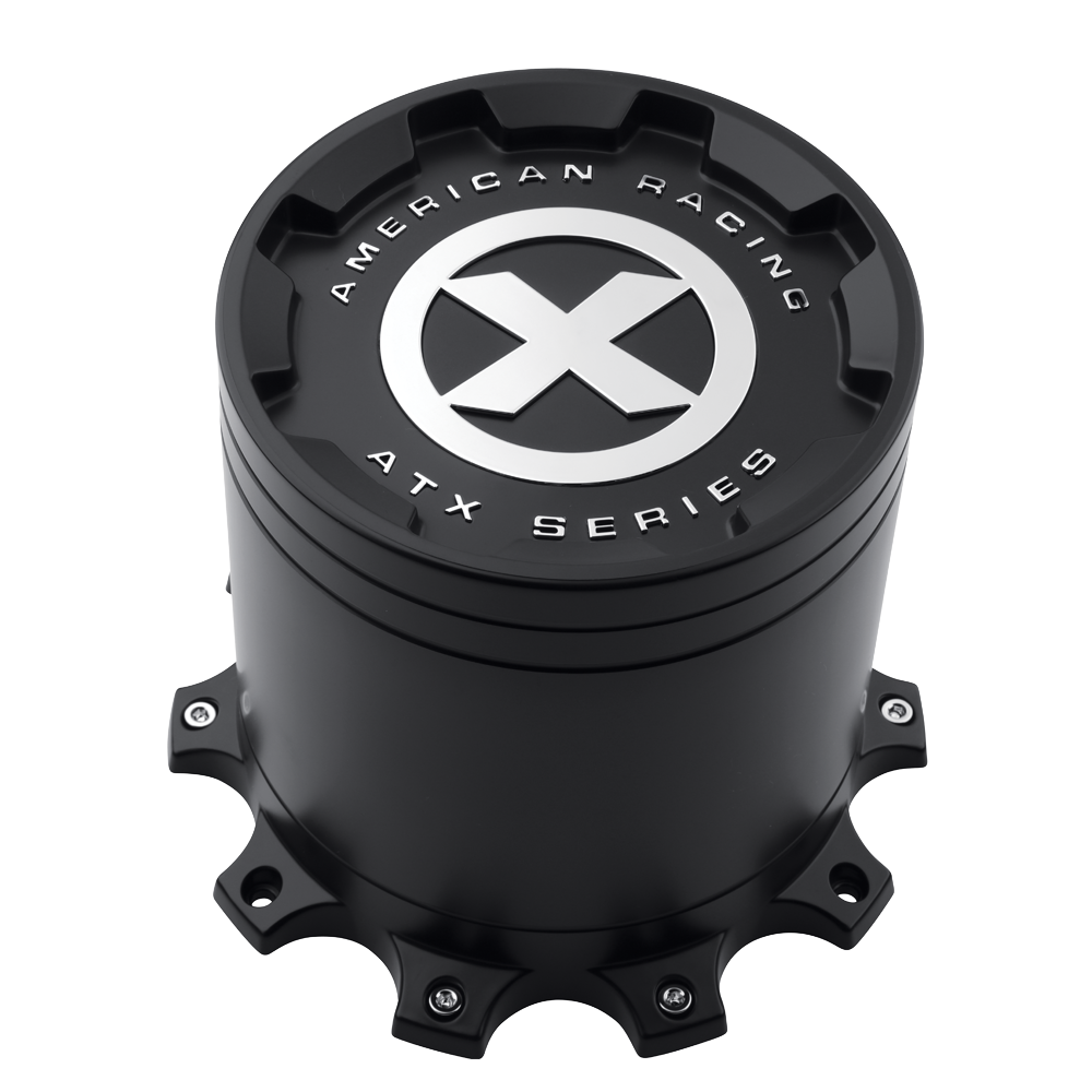 ATX Black Rear Screw-On Hub Cap