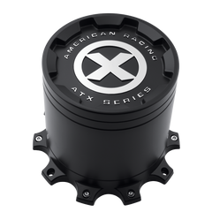 ATX Black Rear Screw-On Hub Cap