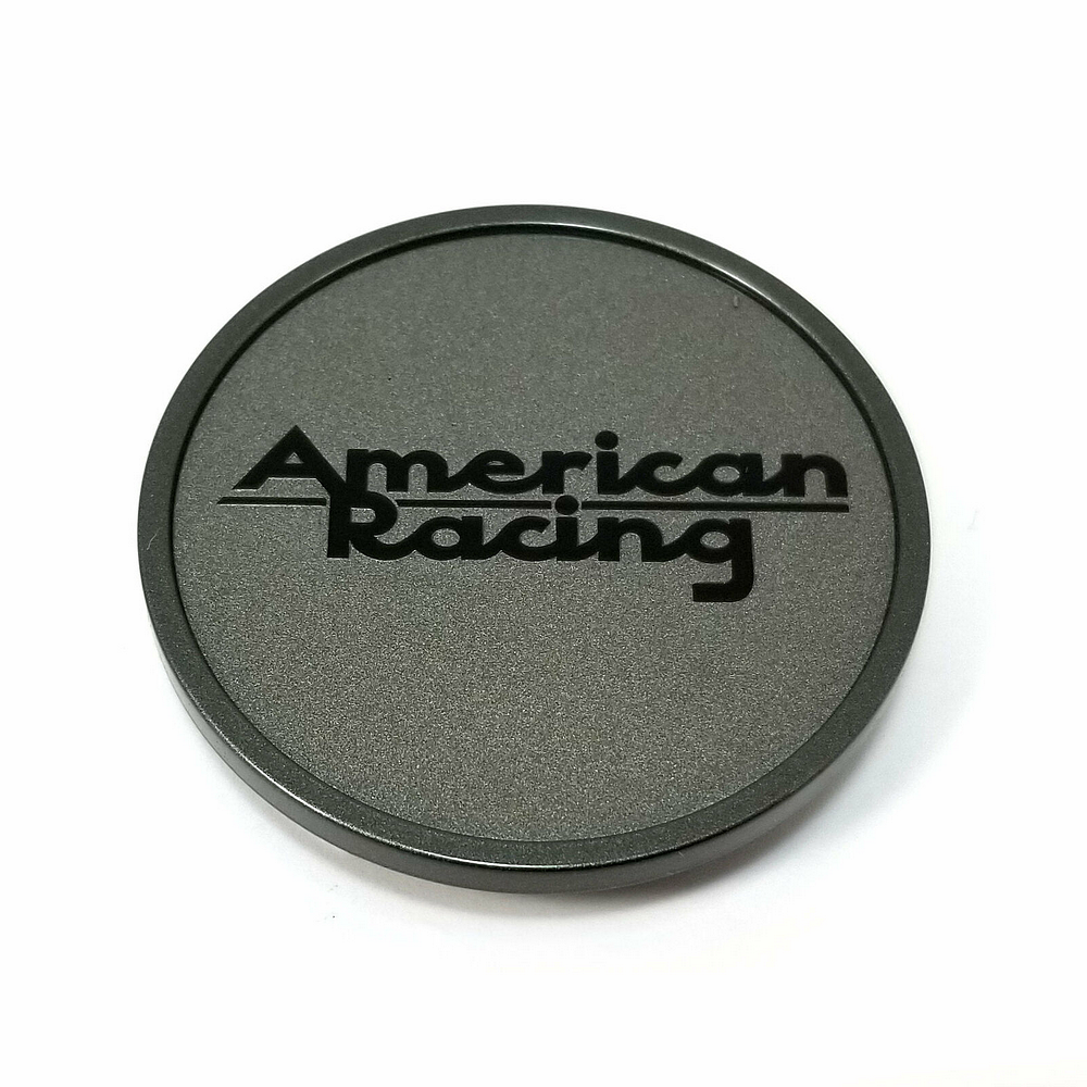 American Racing Graphite 69mm Snap-In Cap