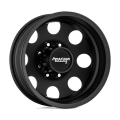 American Racing 16x6 204 SATIN BLACK - REAR +-134mm