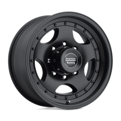 American Racing 16x7 023 SATIN BLACK W/ CLEAR COAT +-6mm
