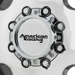 American Racing Chrome 8x6.5/170 Dually Front Cap