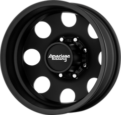 American Racing Satin Black 8x6.5/170 Dually Front Cap