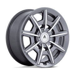 Asanti Black 22x9 041 GLOSS ANTHRACITE BRIGHT MACH +35mm