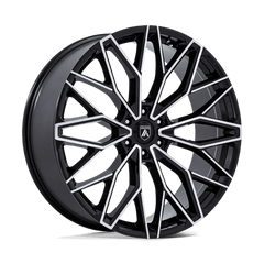 Asanti Black 22x9 050 GLOSS BLACK W/ MACHINED FACE +25mm