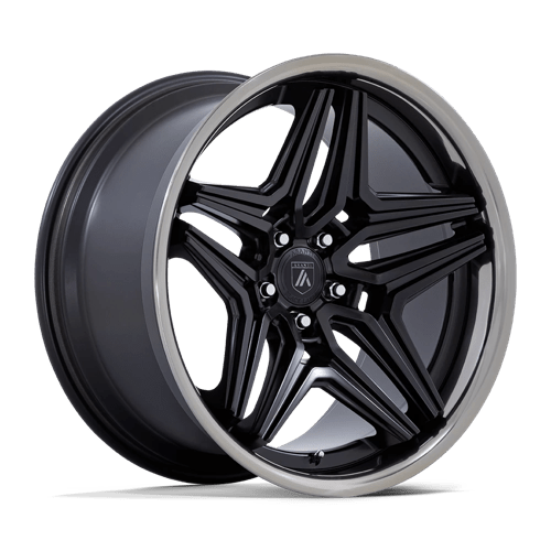 Asanti Black 22x9 046 SATIN BLACK W/ DDT LIP +15mm