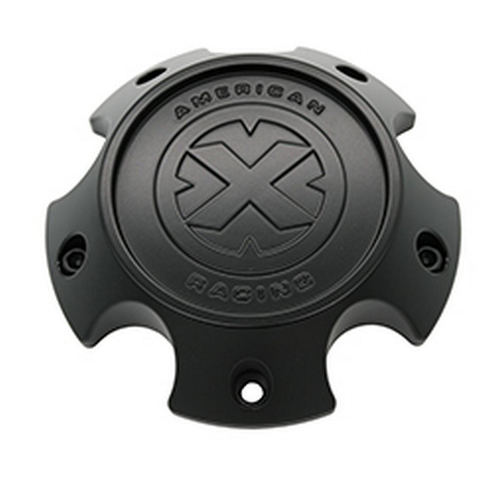 Misc Accessories Satin Black Open-End Large 5 Lug Cap