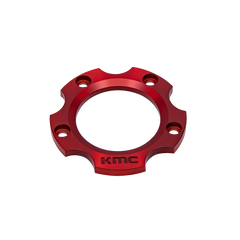 KMC Powersports Anodized Red 5X4.5 Cap Ring