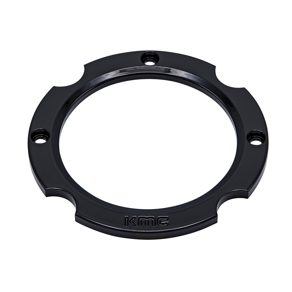 KMC Powersports Anodized Satin Black 4X156 Cap Ring