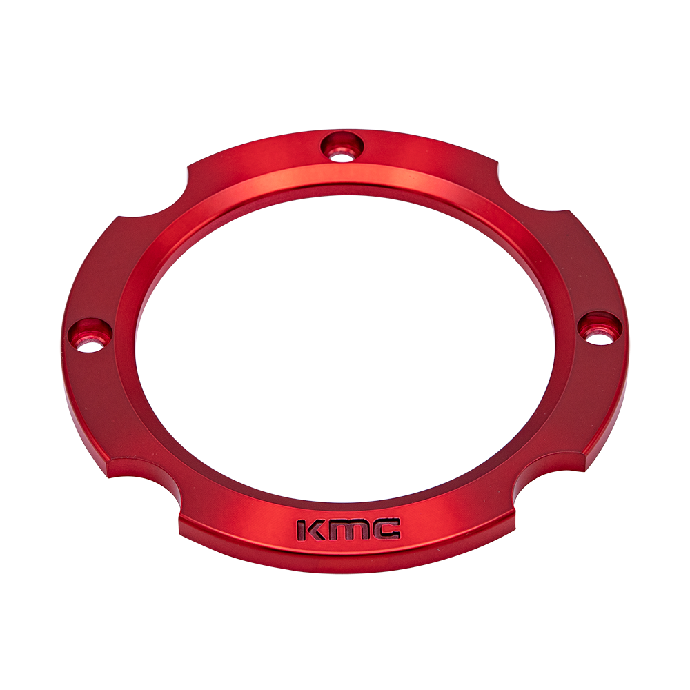KMC Powersports Anodized Red 4X156 Cap Ring