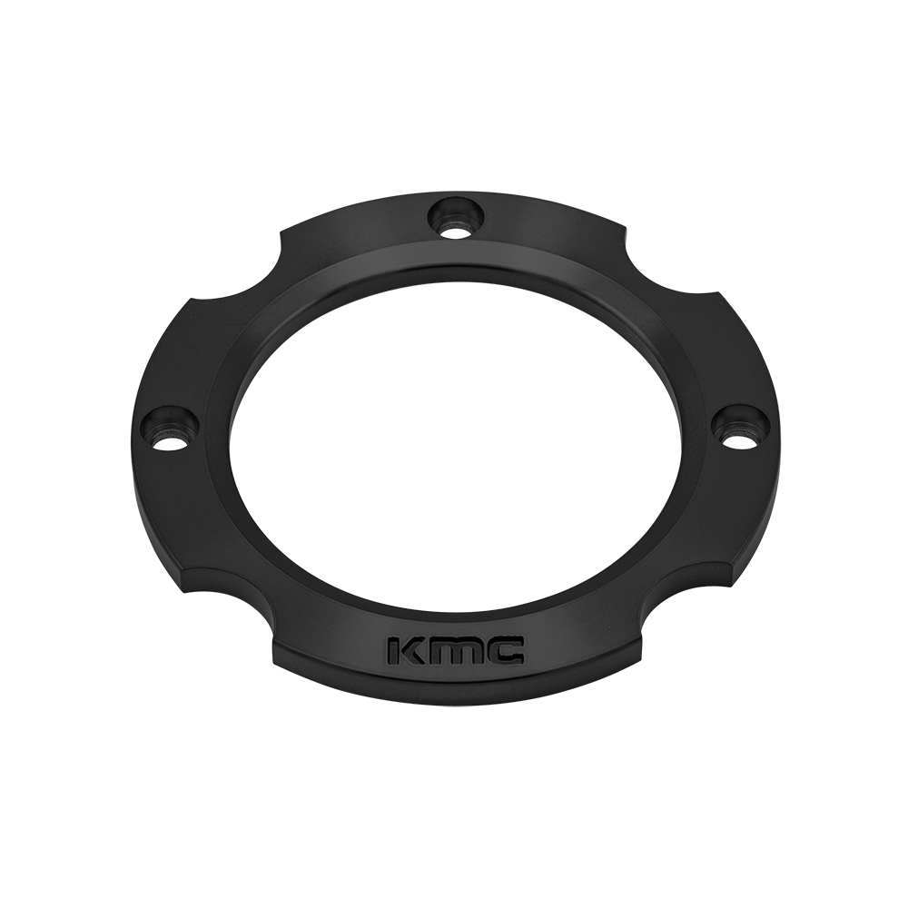 KMC Powersports Anodized Satin Black 4X137 Cap Ring