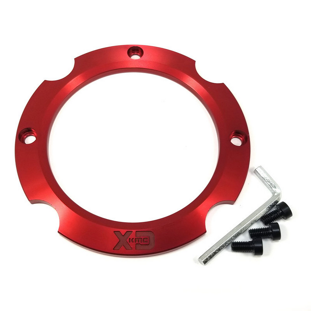 XD Powersports Anodized Red 4X156 Cap Ring