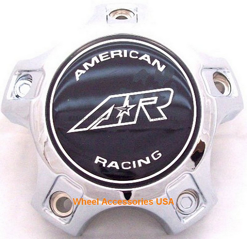 American Racing Chrome Small 5 Lug Style A Cap
