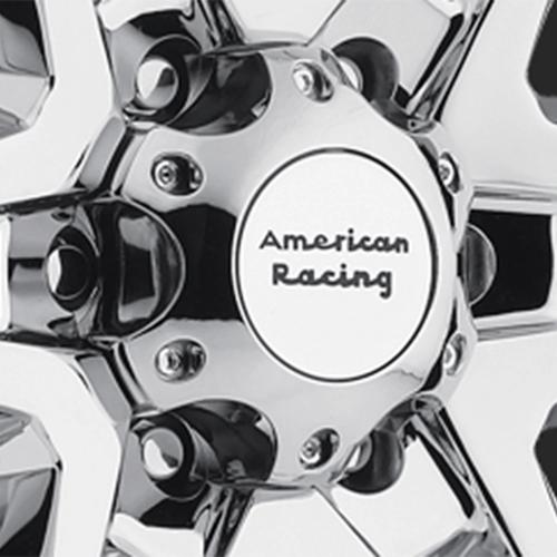 American Racing Chrome 6X135 Style B Cap
