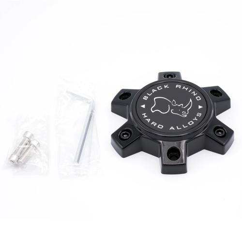 Black Rhino  Gloss Black 6/114.3/120 WAR Cap (M1018)