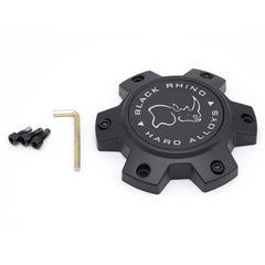 Black Rhino  Matte Black 6/135/140 Flat Cap (M873)