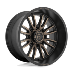 Fuel 1PC 22x12 762 MATTE BLACK DOUBLE DARK TINT +-44mm