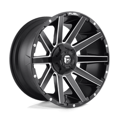 Fuel 1PC 22x10 616 MATTE BLACK MILLED +-19mm