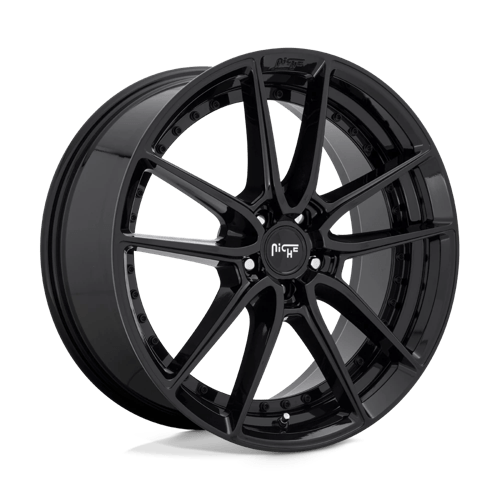 Niche 1PC 19x8 223 GLOSS BLACK +35mm