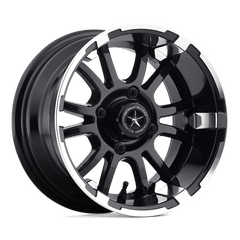 Fairway Alloys 12x6 132 MACHINED MATTE BLACK +-20mm