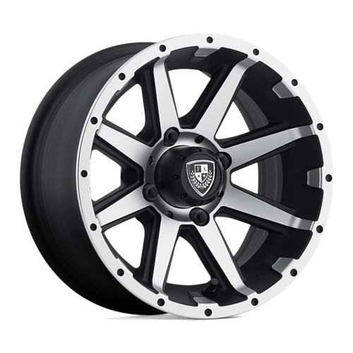 Fairway Alloys 12x6 135 MACHINED MATTE BLACK +-23mm