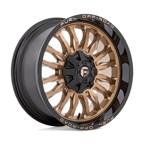 Fuel 1PC 22x12 797 PLATINUM BRONZE W/ BLACK LIP +-44mm
