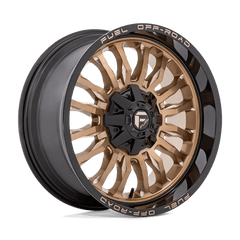 Fuel 1PC 22x12 797 PLATINUM BRONZE W/ BLACK LIP +-44mm