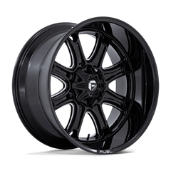 Fuel 1PC 22x9 853 GLOSS BLACK MILLED +1mm