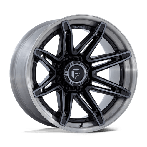 Fuel 1PC 22x12 401 GLOSS BLACK BRUSHED DARK TINT +-44mm