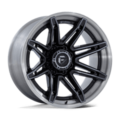 Fuel 1PC 22x10 401 GLOSS BLACK BRUSHED DARK TINT +-18mm