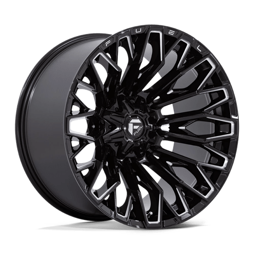 Fuel 1PC 22x12 865 GLOSS BLACK MILLED +-44mm