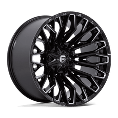 Fuel 1PC 22x12 865 GLOSS BLACK MILLED +-44mm