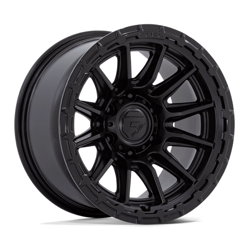 Fuel 1PC 22x10 866 BLACKOUT W/ GLOSS BLACK LIP +-18mm