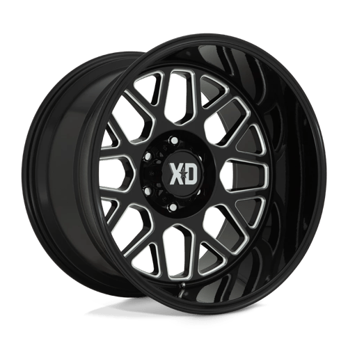 XD 20x10 849 GLOSS BLACK MILLED +-18mm