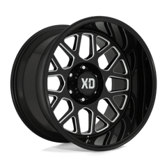 XD 20x10 849 GLOSS BLACK MILLED +-18mm