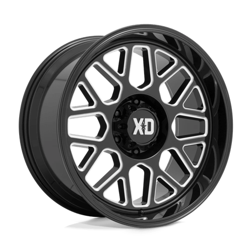 XD 20x9 849 GLOSS BLACK MILLED +00mm