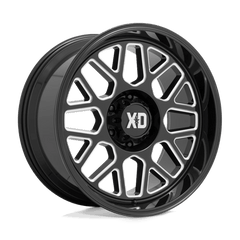 XD 20x9 849 GLOSS BLACK MILLED +00mm