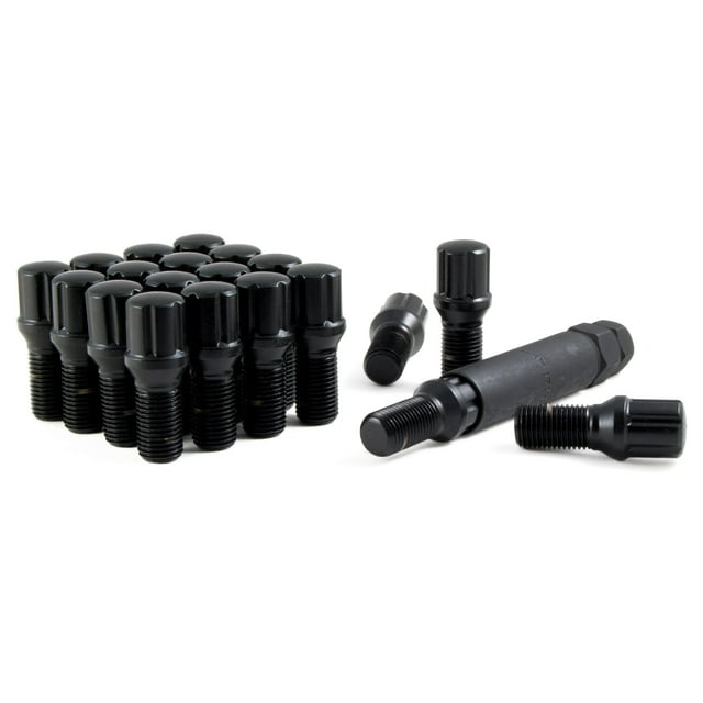 Gorilla Automotive Black 5-Lug 12-1.50 Spline Bolt WIK 27MM