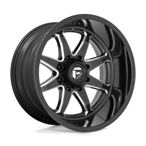 Fuel 1PC 22x12 749 GLOSS BLACK MILLED +-44mm